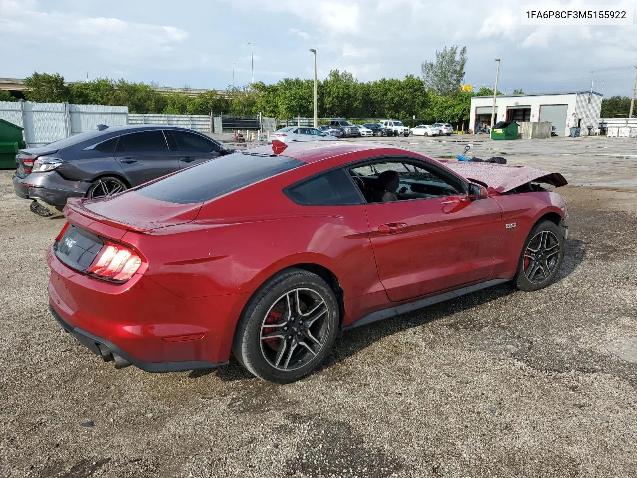 2021 Ford Mustang Gt VIN: 1FA6P8CF3M5155922 Lot: 79293204