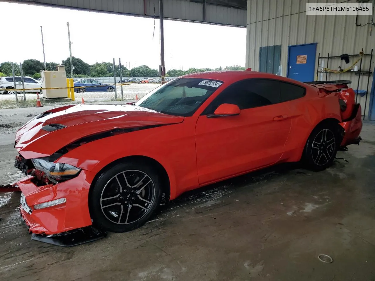 2021 Ford Mustang VIN: 1FA6P8TH2M5106485 Lot: 79802024