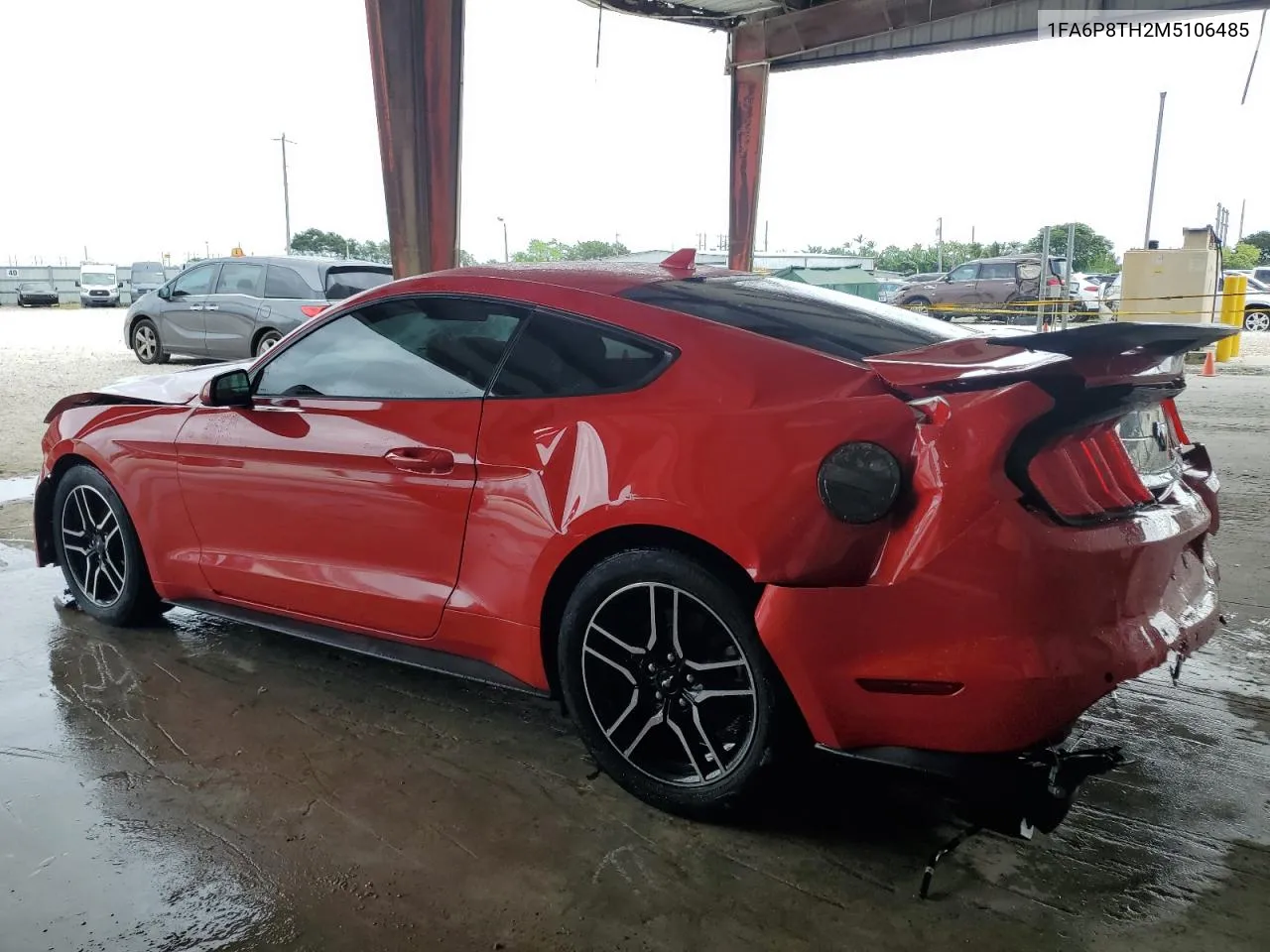 2021 Ford Mustang VIN: 1FA6P8TH2M5106485 Lot: 79802024