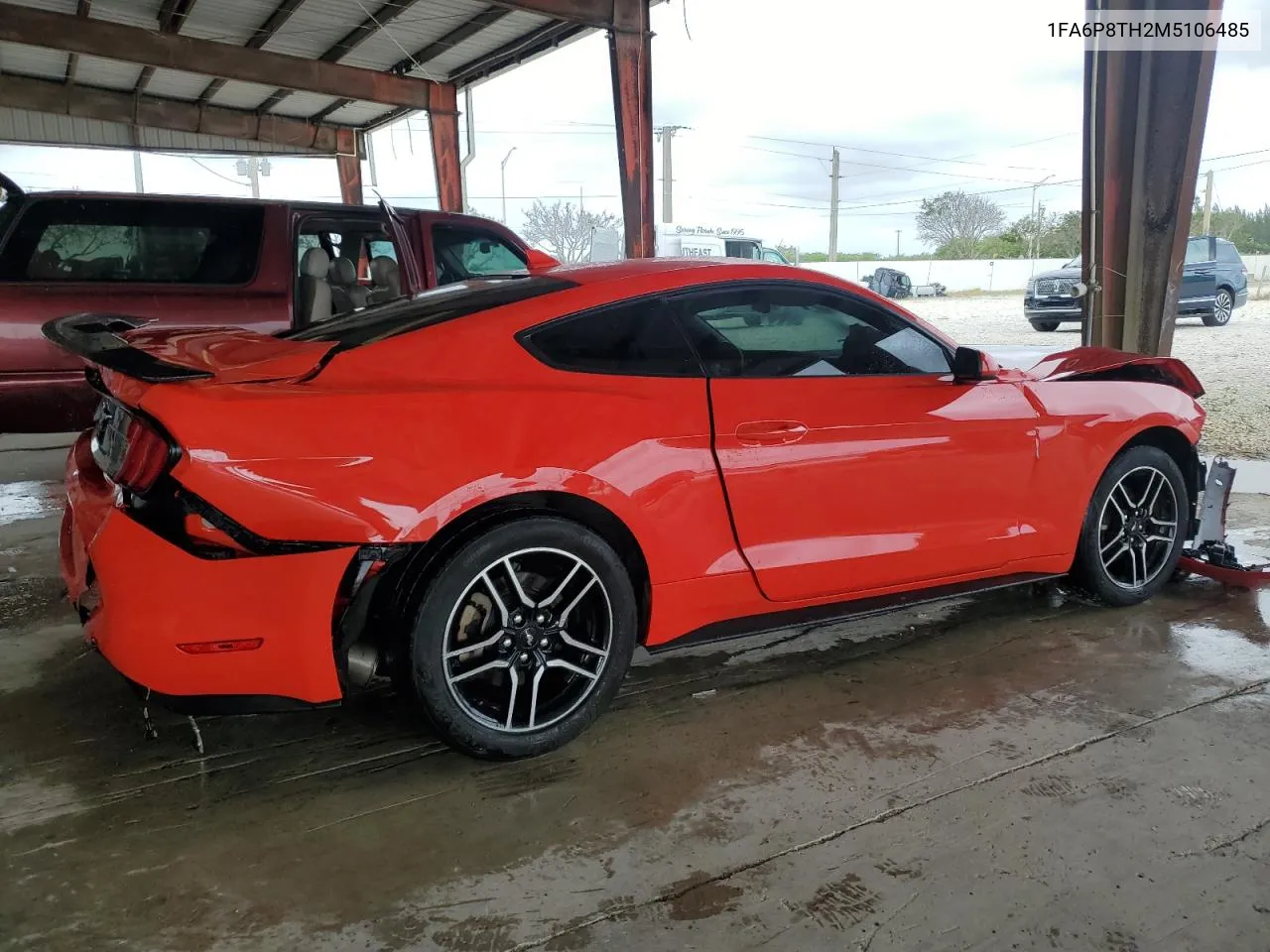 2021 Ford Mustang VIN: 1FA6P8TH2M5106485 Lot: 79802024