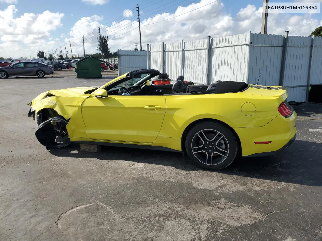 2021 Ford Mustang VIN: 1FATP8UH1M5129354 Lot: 79845624