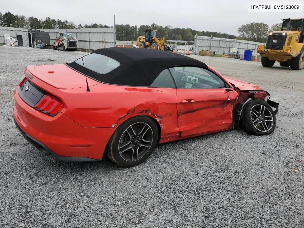 2021 Ford Mustang VIN: 1FATP8UH0M5123089 Lot: 80796694