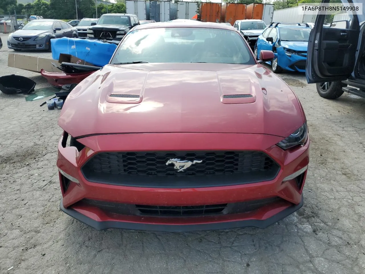 2022 Ford Mustang VIN: 1FA6P8TH8N5149908 Lot: 55216174