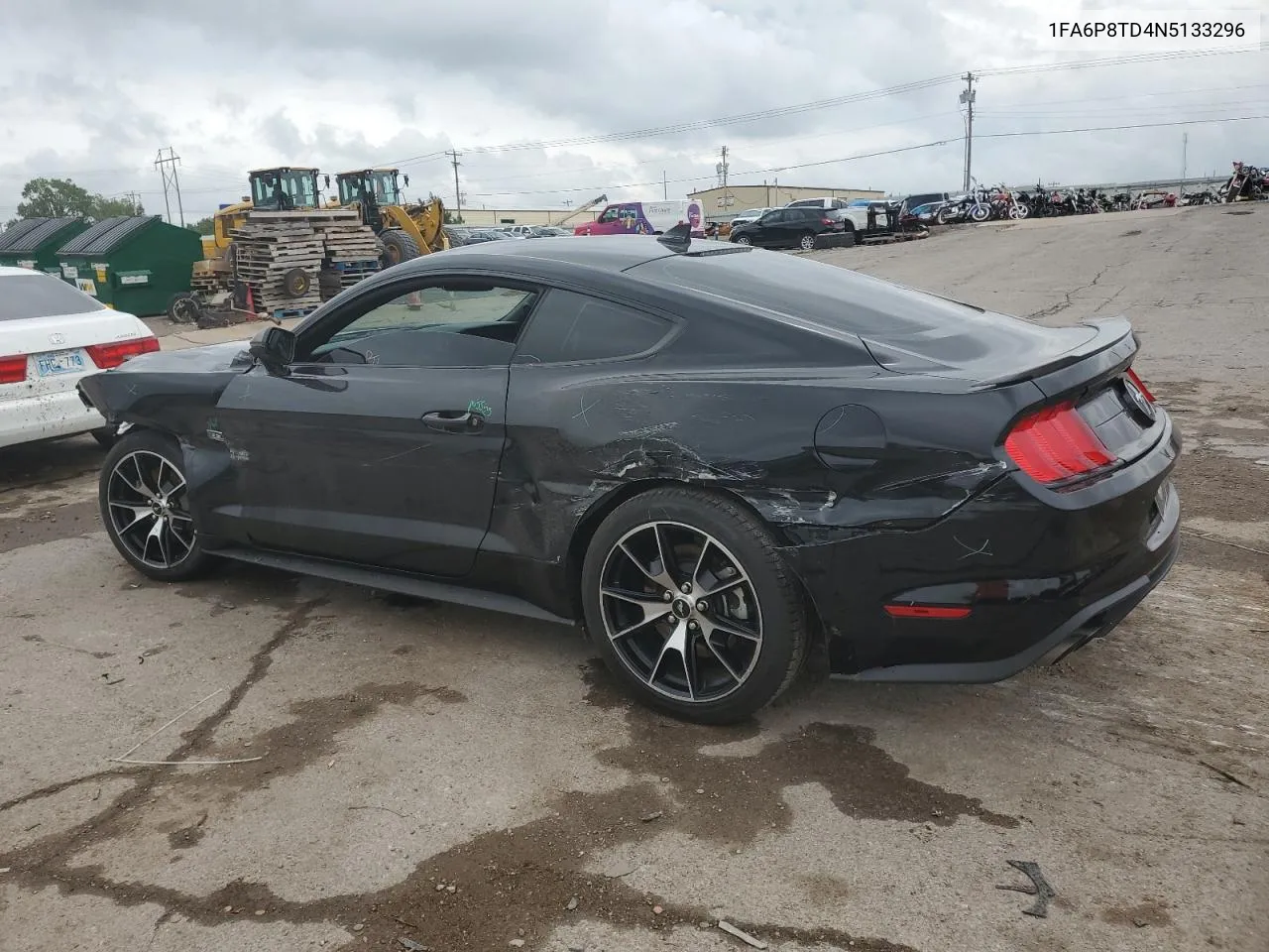 2022 Ford Mustang VIN: 1FA6P8TD4N5133296 Lot: 57140394