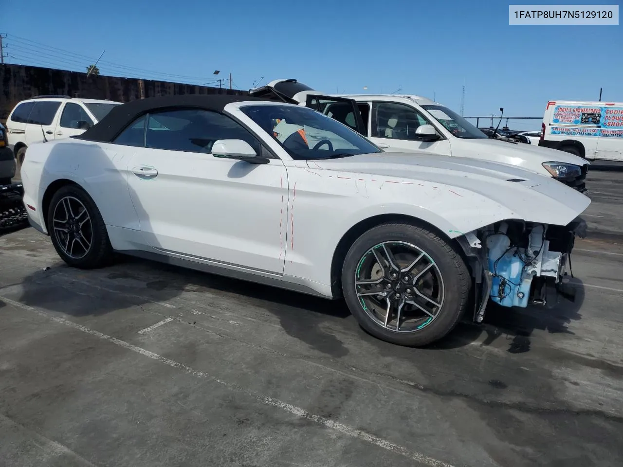 2022 Ford Mustang VIN: 1FATP8UH7N5129120 Lot: 60629204