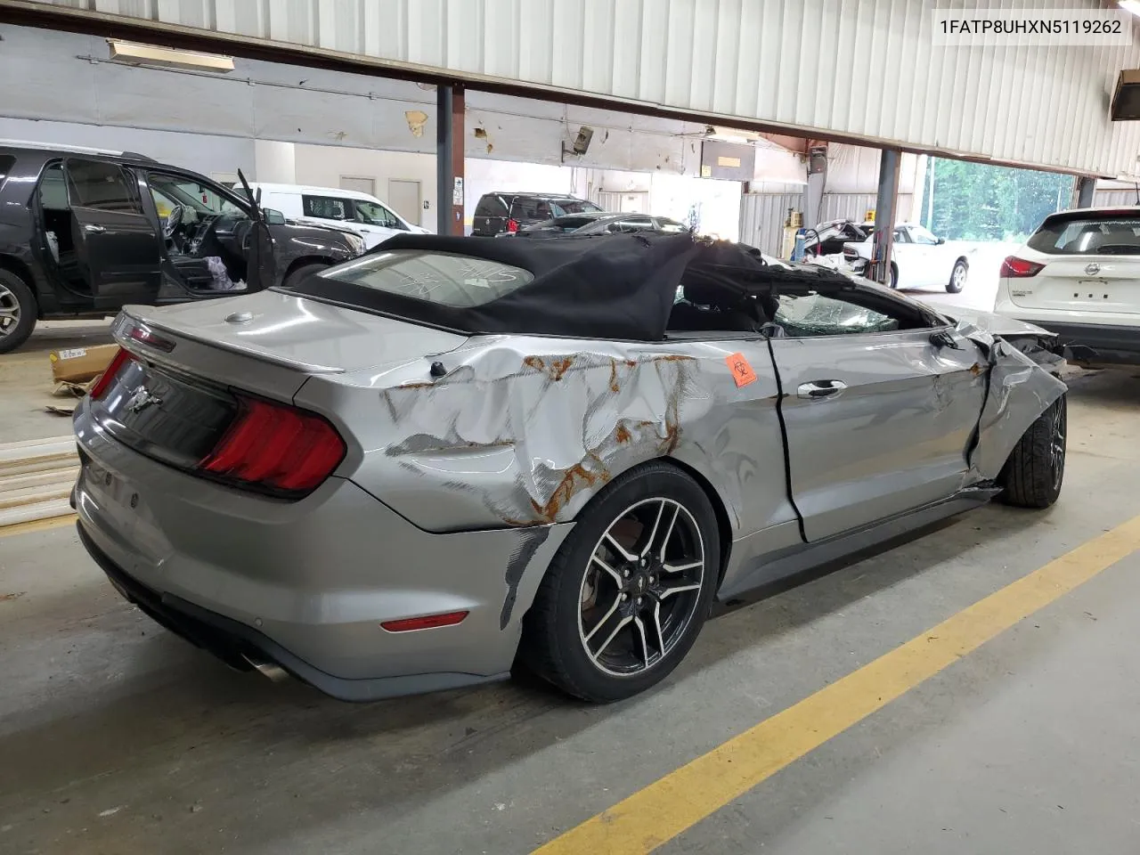 2022 Ford Mustang VIN: 1FATP8UHXN5119262 Lot: 62709254