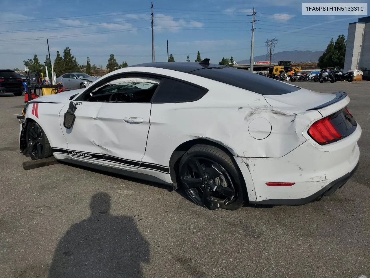 2022 Ford Mustang VIN: 1FA6P8TH1N5133310 Lot: 66032714