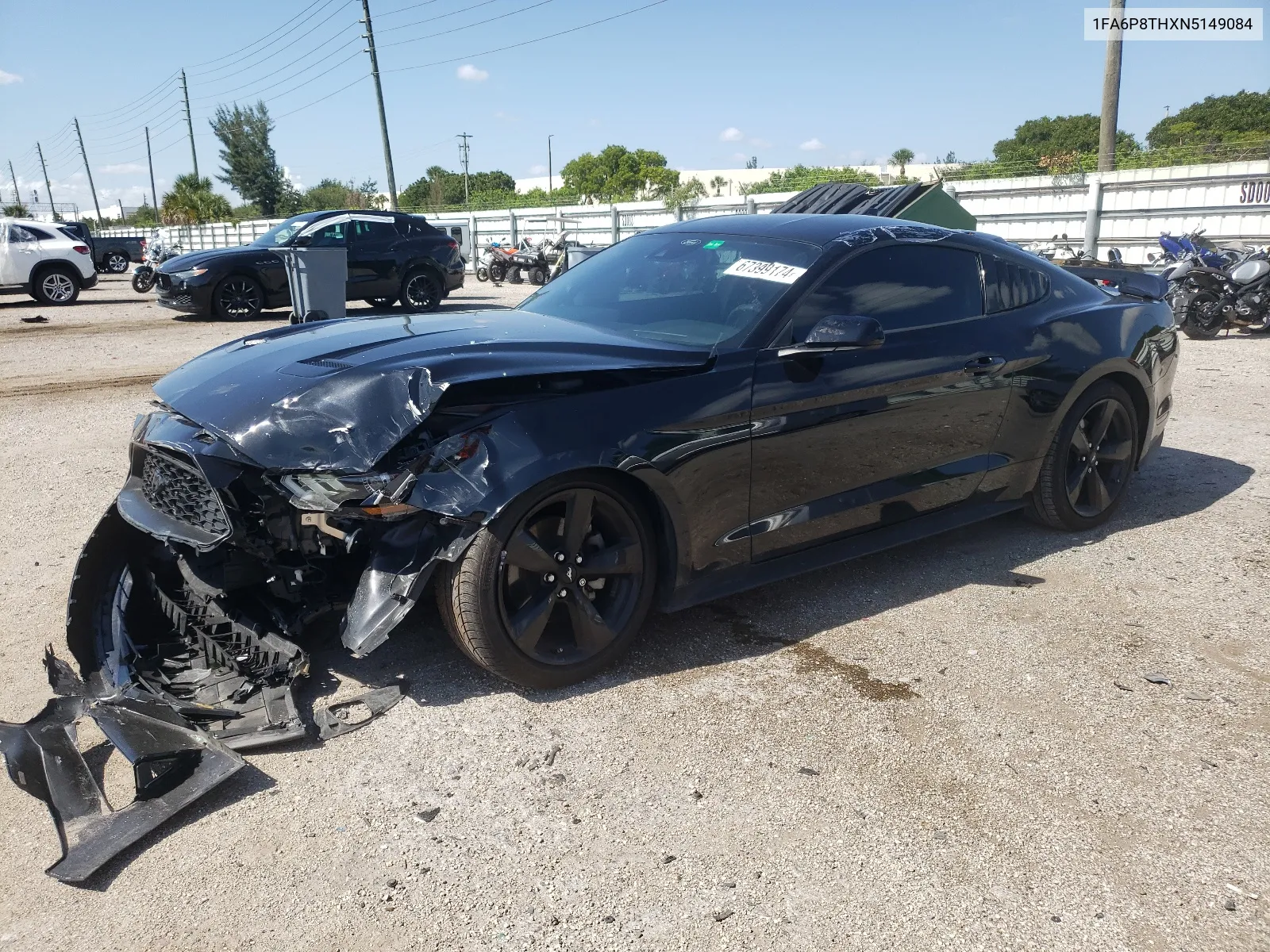 2022 Ford Mustang VIN: 1FA6P8THXN5149084 Lot: 67399174