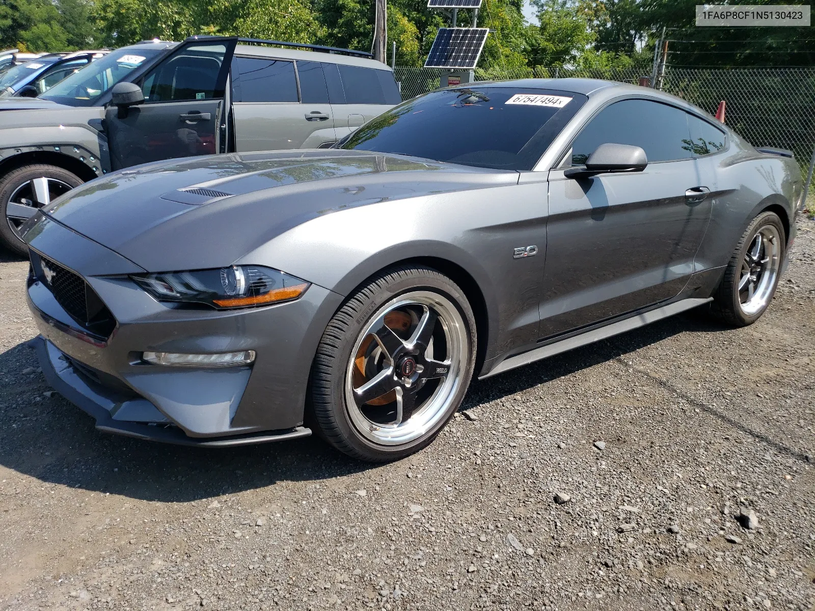 2022 Ford Mustang Gt VIN: 1FA6P8CF1N5130423 Lot: 67547494