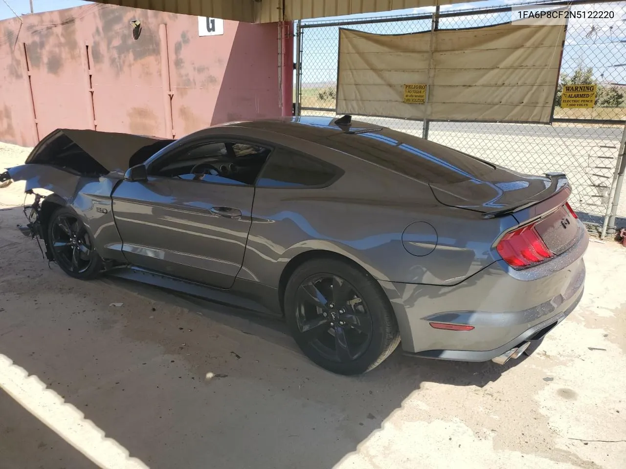 2022 Ford Mustang Gt VIN: 1FA6P8CF2N5122220 Lot: 69831544