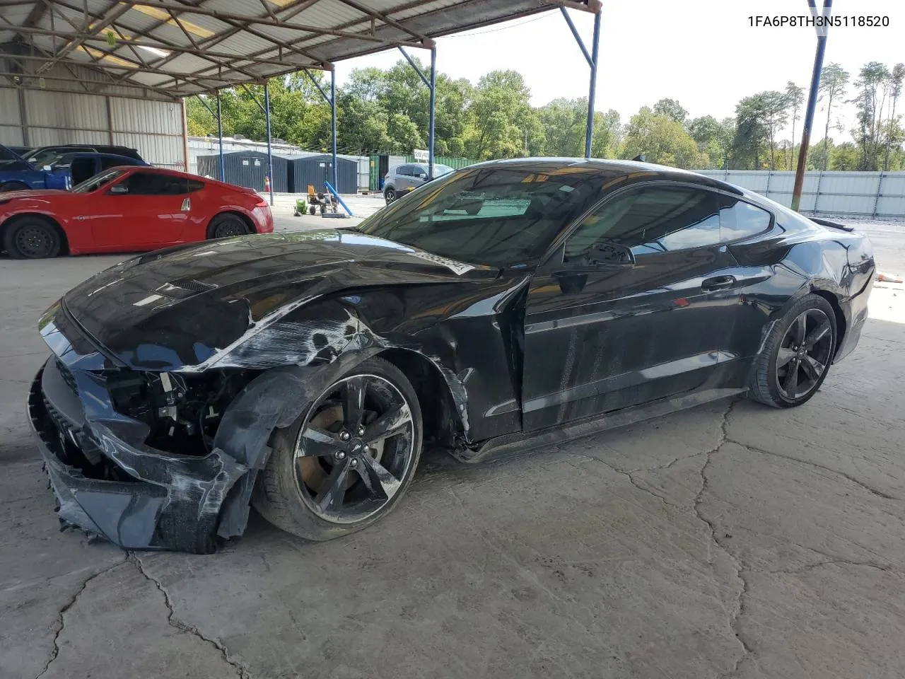 2022 Ford Mustang VIN: 1FA6P8TH3N5118520 Lot: 69952234