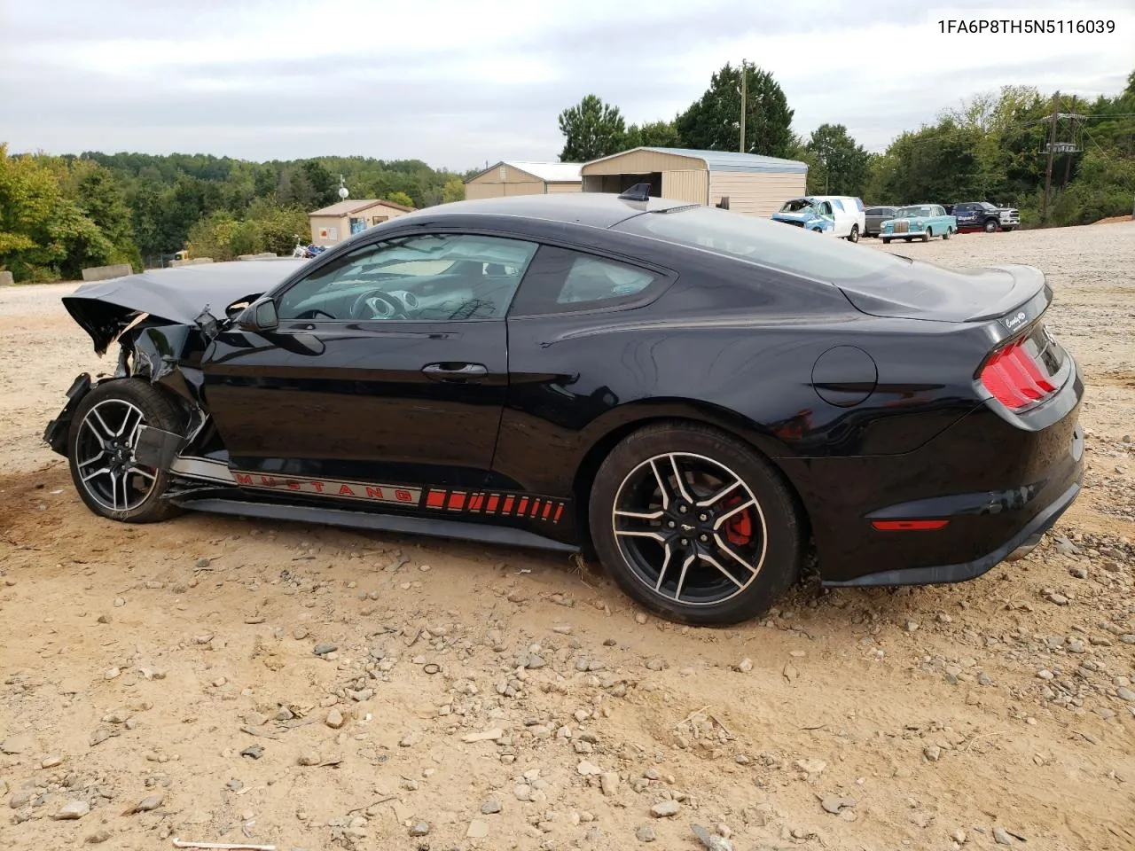 2022 Ford Mustang VIN: 1FA6P8TH5N5116039 Lot: 71353364