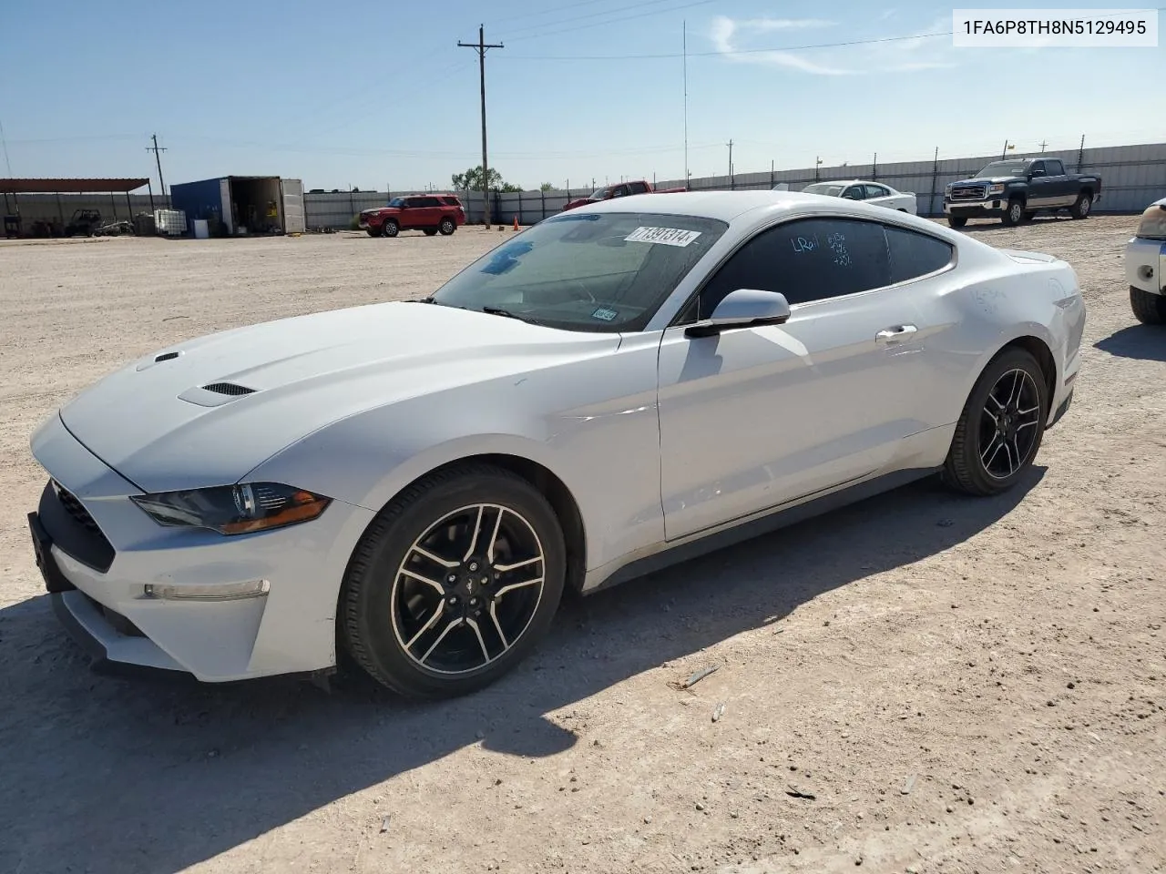 2022 Ford Mustang VIN: 1FA6P8TH8N5129495 Lot: 71391314