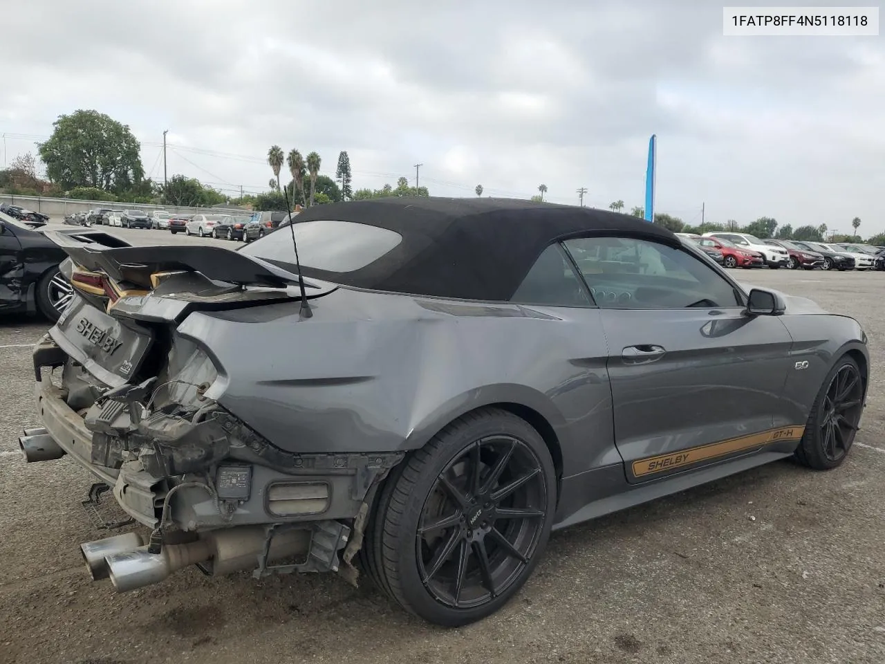 2022 Ford Mustang Gt VIN: 1FATP8FF4N5118118 Lot: 71407324