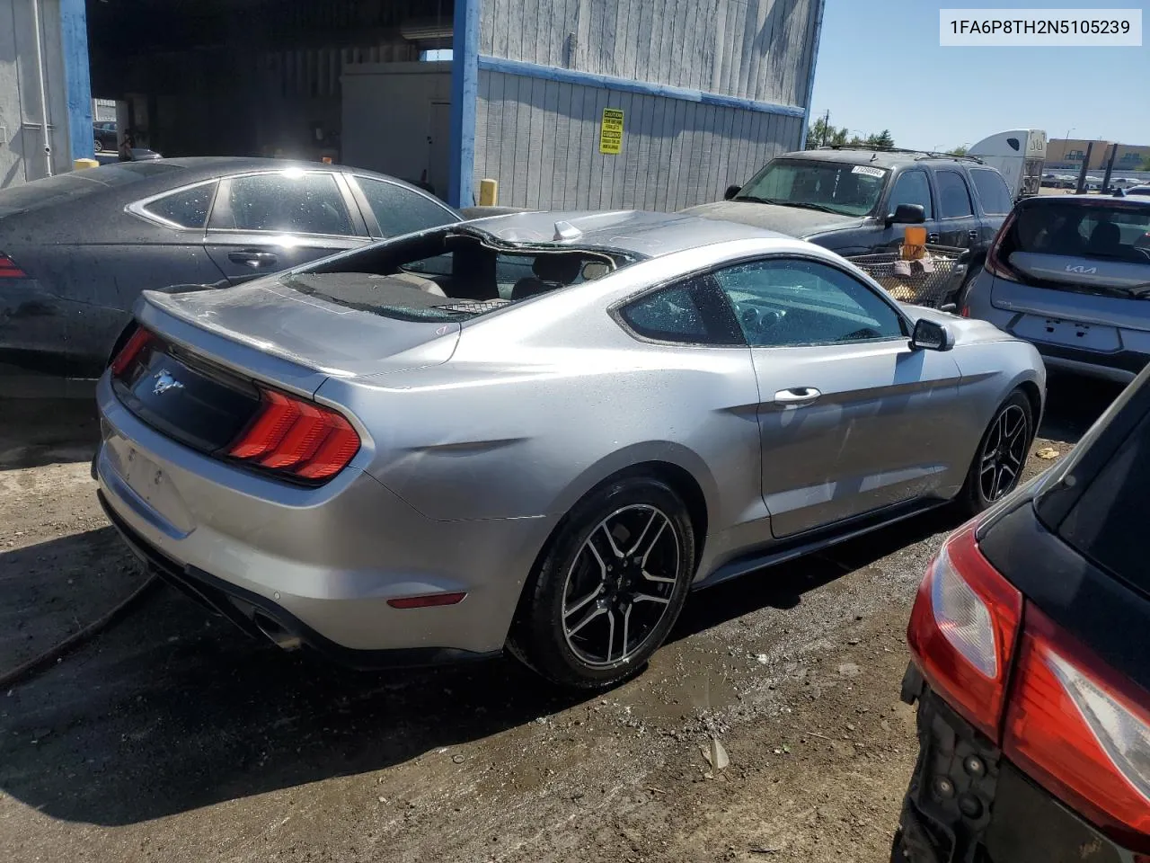 2022 Ford Mustang VIN: 1FA6P8TH2N5105239 Lot: 71992354