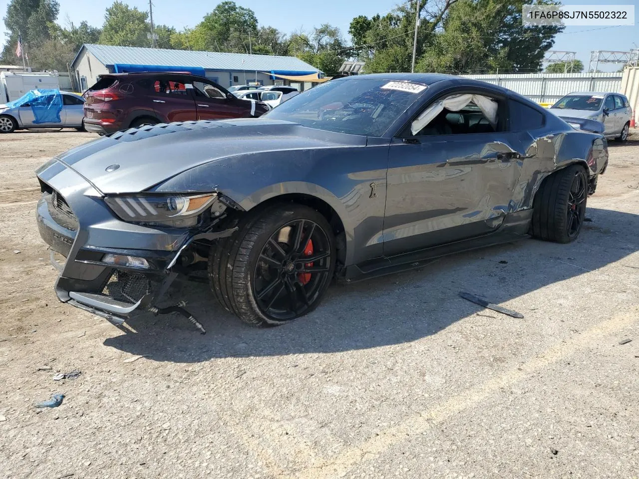 2022 Ford Mustang Shelby Gt500 VIN: 1FA6P8SJ7N5502322 Lot: 72252054