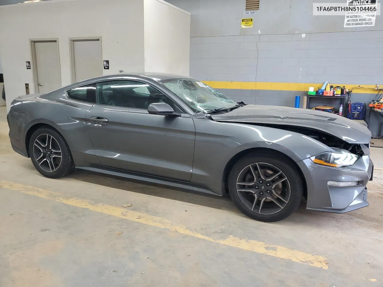 2022 Ford Mustang VIN: 1FA6P8TH8N5104466 Lot: 72588854