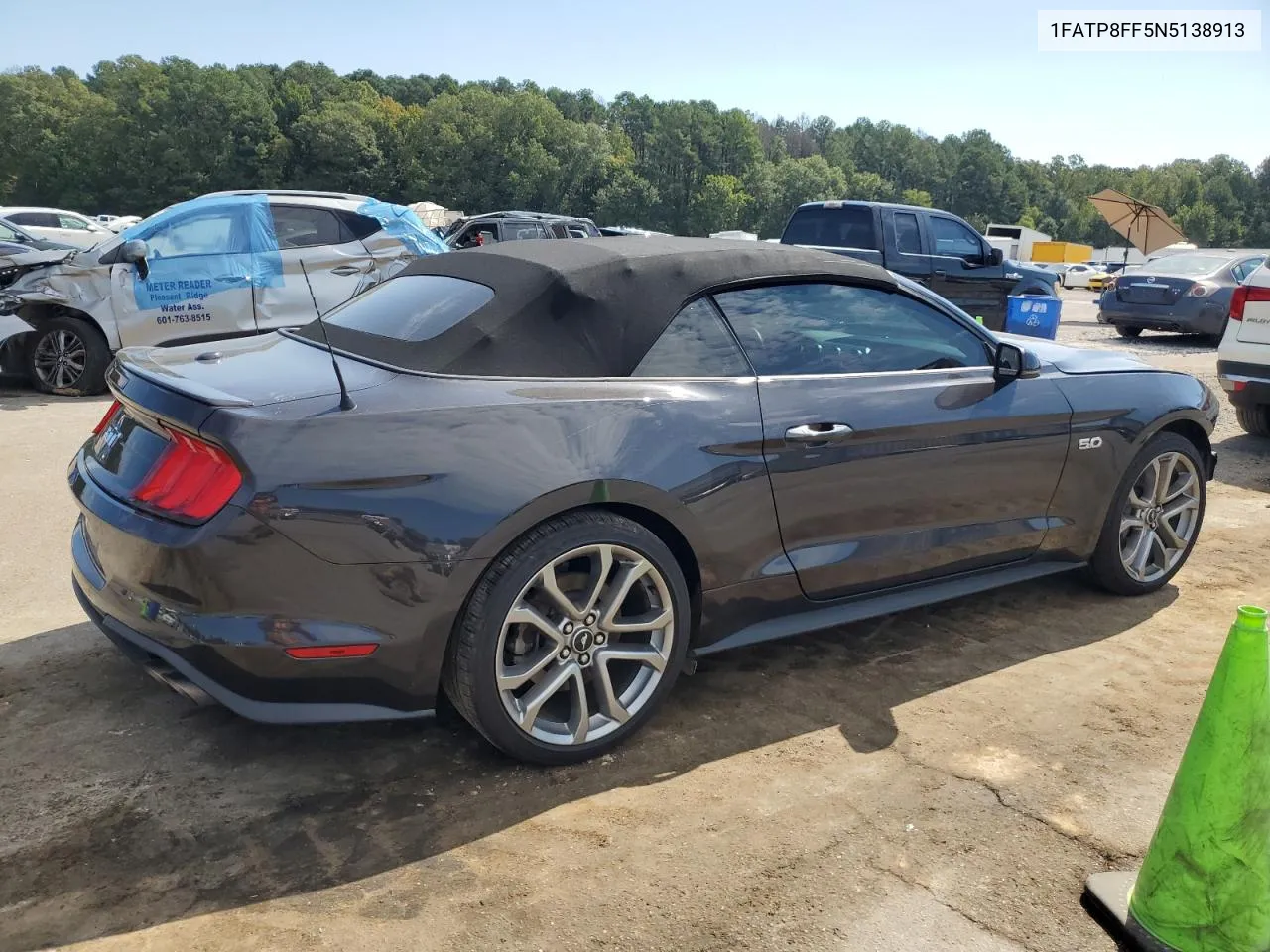 2022 Ford Mustang Gt VIN: 1FATP8FF5N5138913 Lot: 72603504