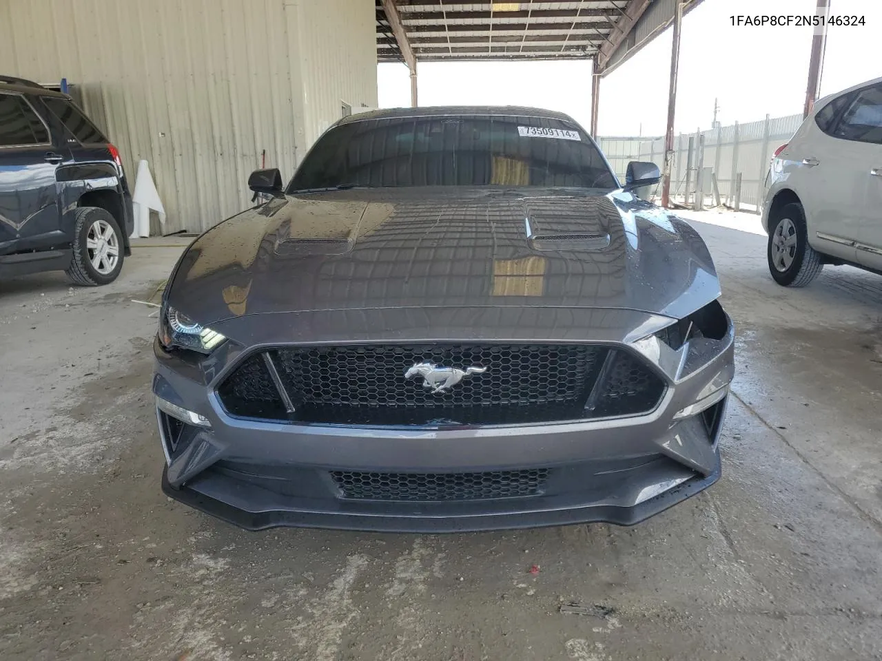 2022 Ford Mustang Gt VIN: 1FA6P8CF2N5146324 Lot: 73509114