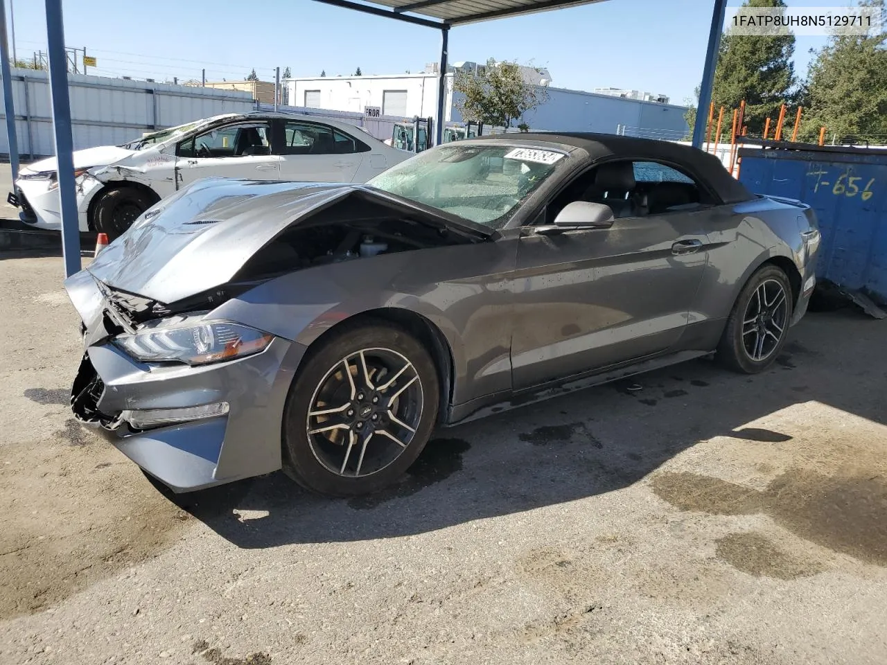 2022 Ford Mustang VIN: 1FATP8UH8N5129711 Lot: 73653634