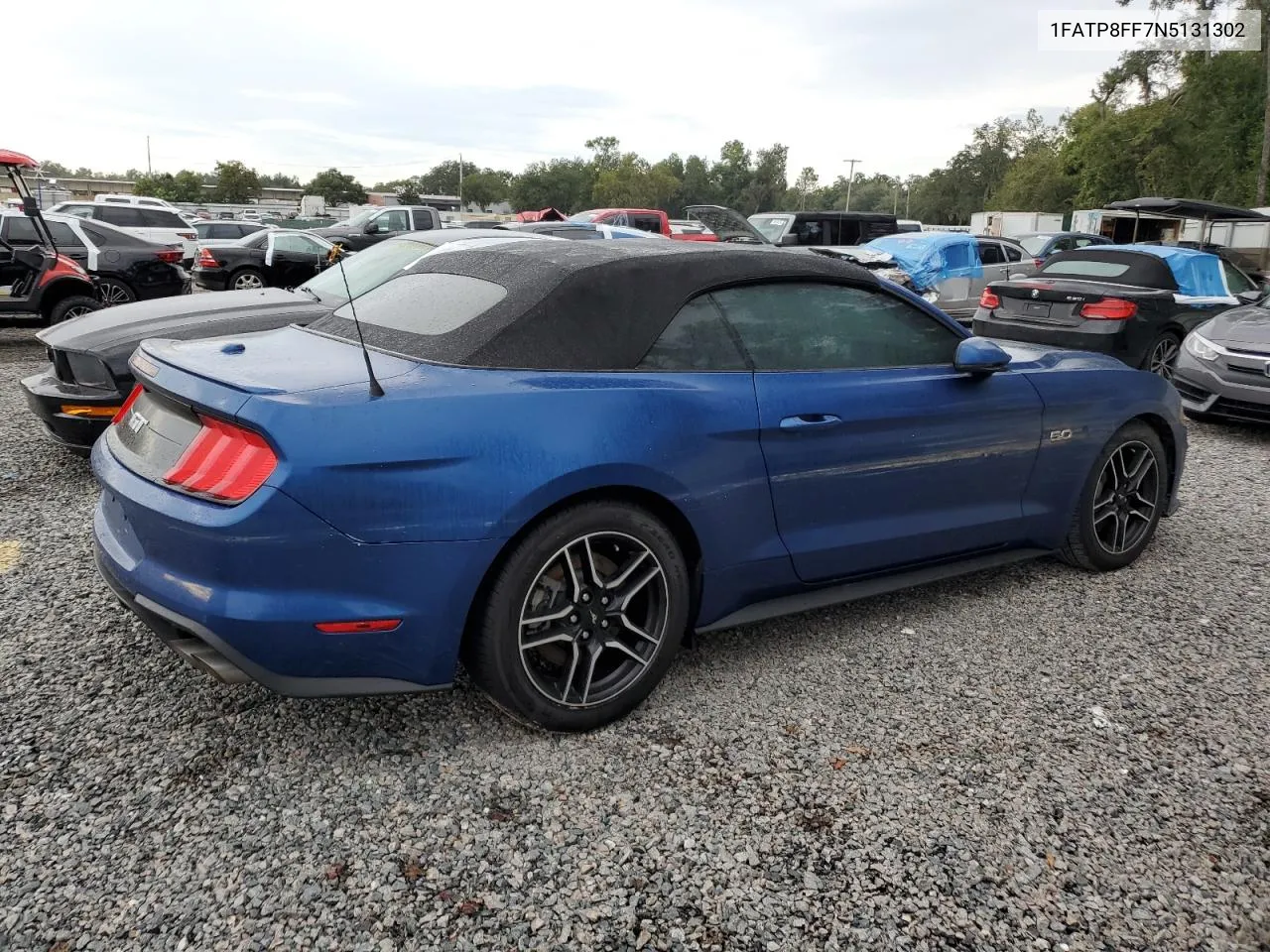 2022 Ford Mustang Gt VIN: 1FATP8FF7N5131302 Lot: 73670694