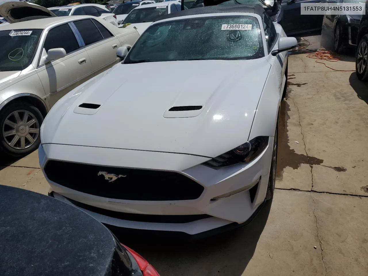 2022 Ford Mustang VIN: 1FATP8UH4N5131553 Lot: 73680124