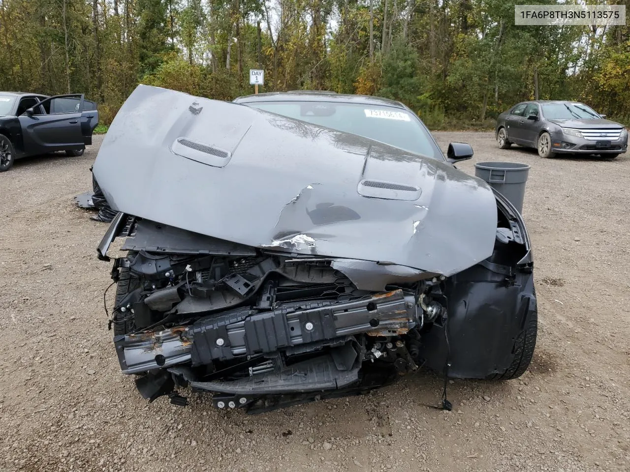 2022 Ford Mustang VIN: 1FA6P8TH3N5113575 Lot: 73715614