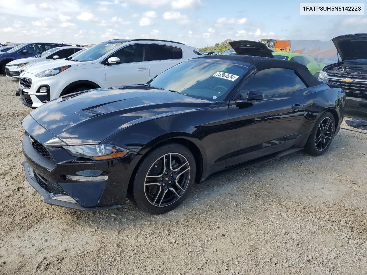 2022 Ford Mustang VIN: 1FATP8UH5N5142223 Lot: 73884504