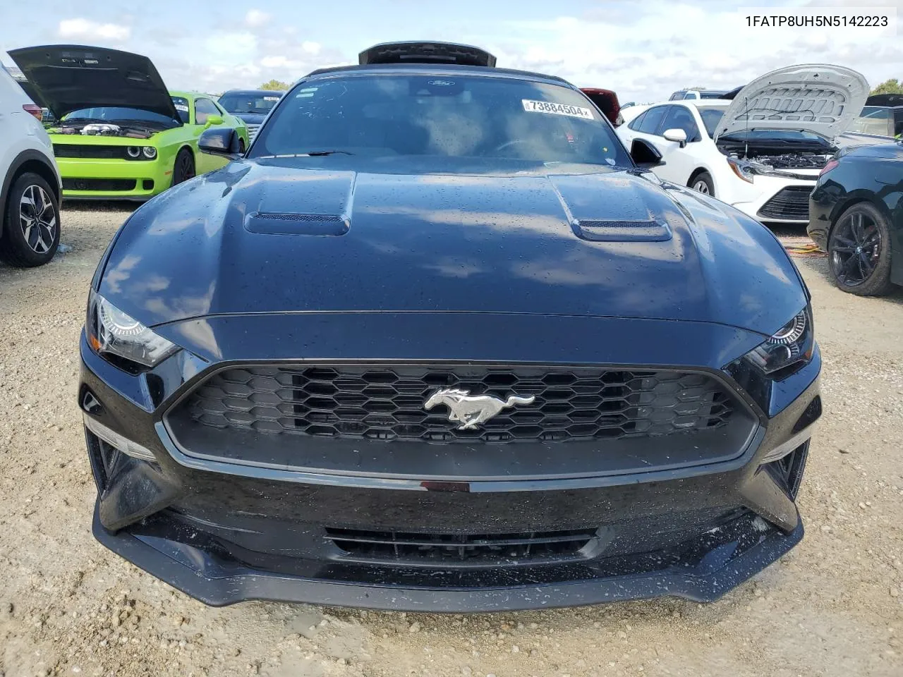 2022 Ford Mustang VIN: 1FATP8UH5N5142223 Lot: 73884504