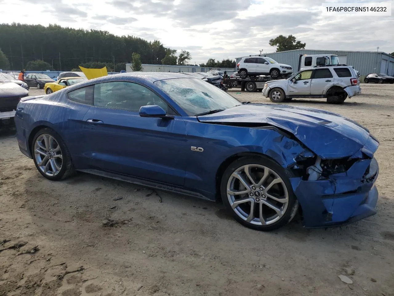 2022 Ford Mustang Gt VIN: 1FA6P8CF8N5146232 Lot: 74032024