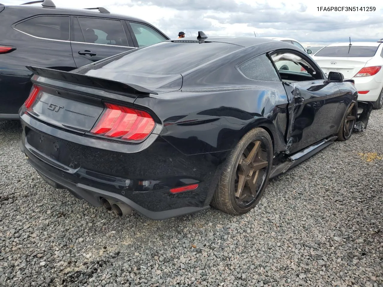 2022 Ford Mustang Gt VIN: 1FA6P8CF3N5141259 Lot: 74133584