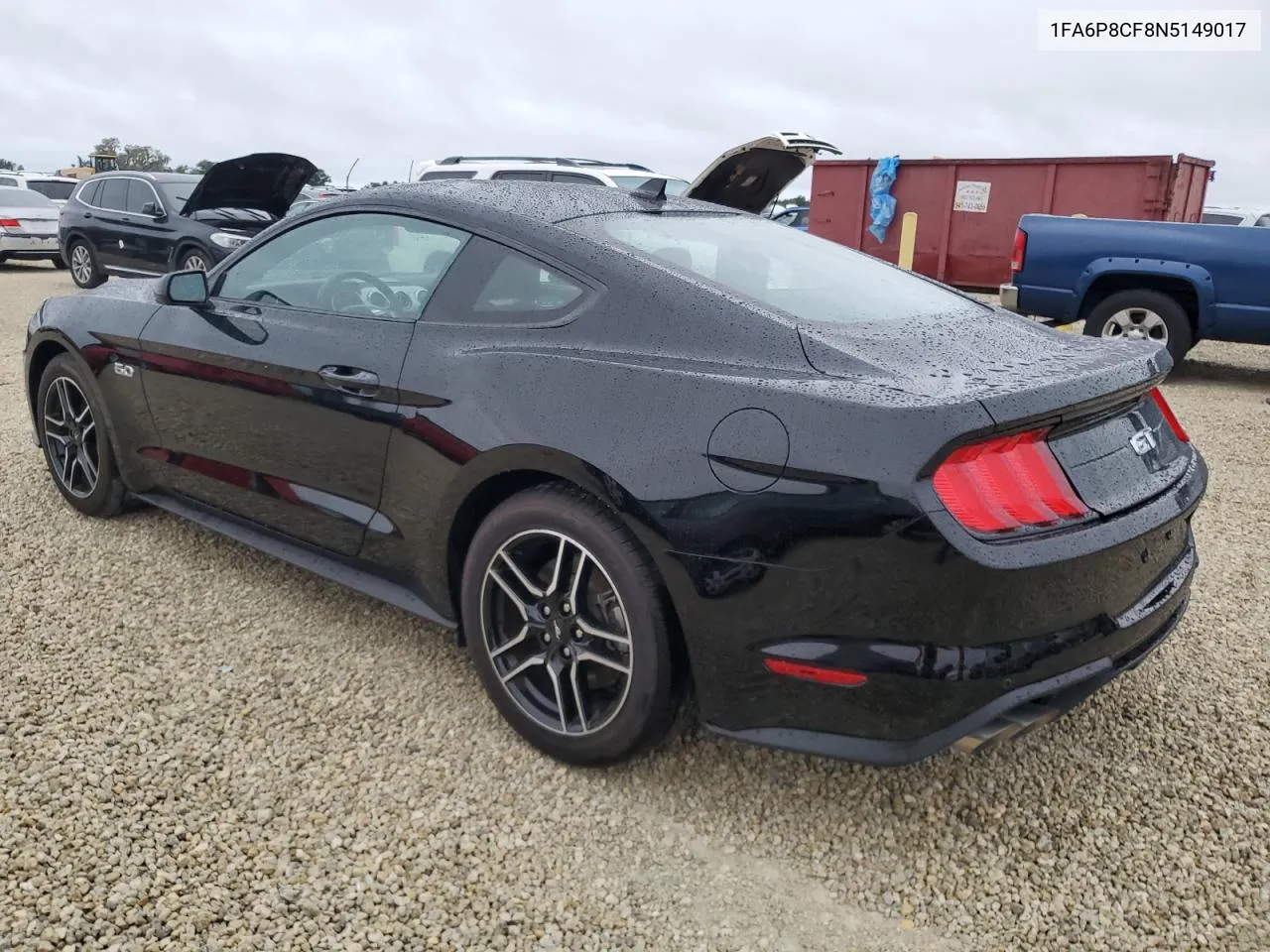 2022 Ford Mustang Gt VIN: 1FA6P8CF8N5149017 Lot: 74523974