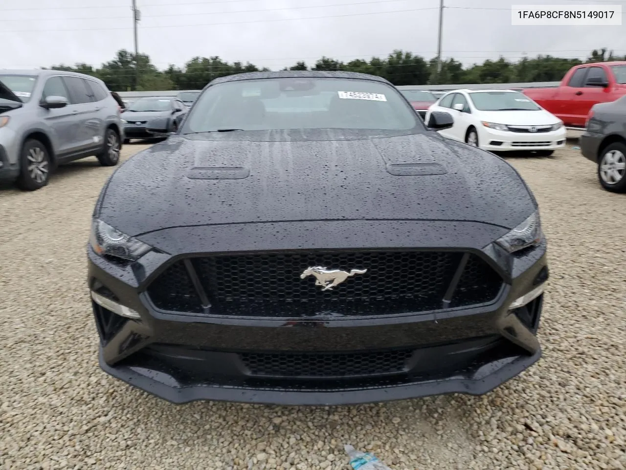 2022 Ford Mustang Gt VIN: 1FA6P8CF8N5149017 Lot: 74523974