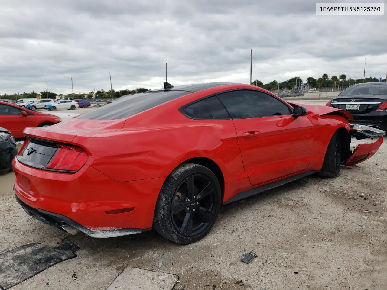 2022 Ford Mustang VIN: 1FA6P8TH5N5125260 Lot: 75007444