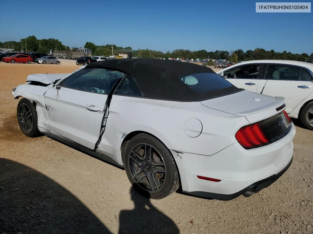 2022 Ford Mustang VIN: 1FATP8UH0N5105404 Lot: 75025334