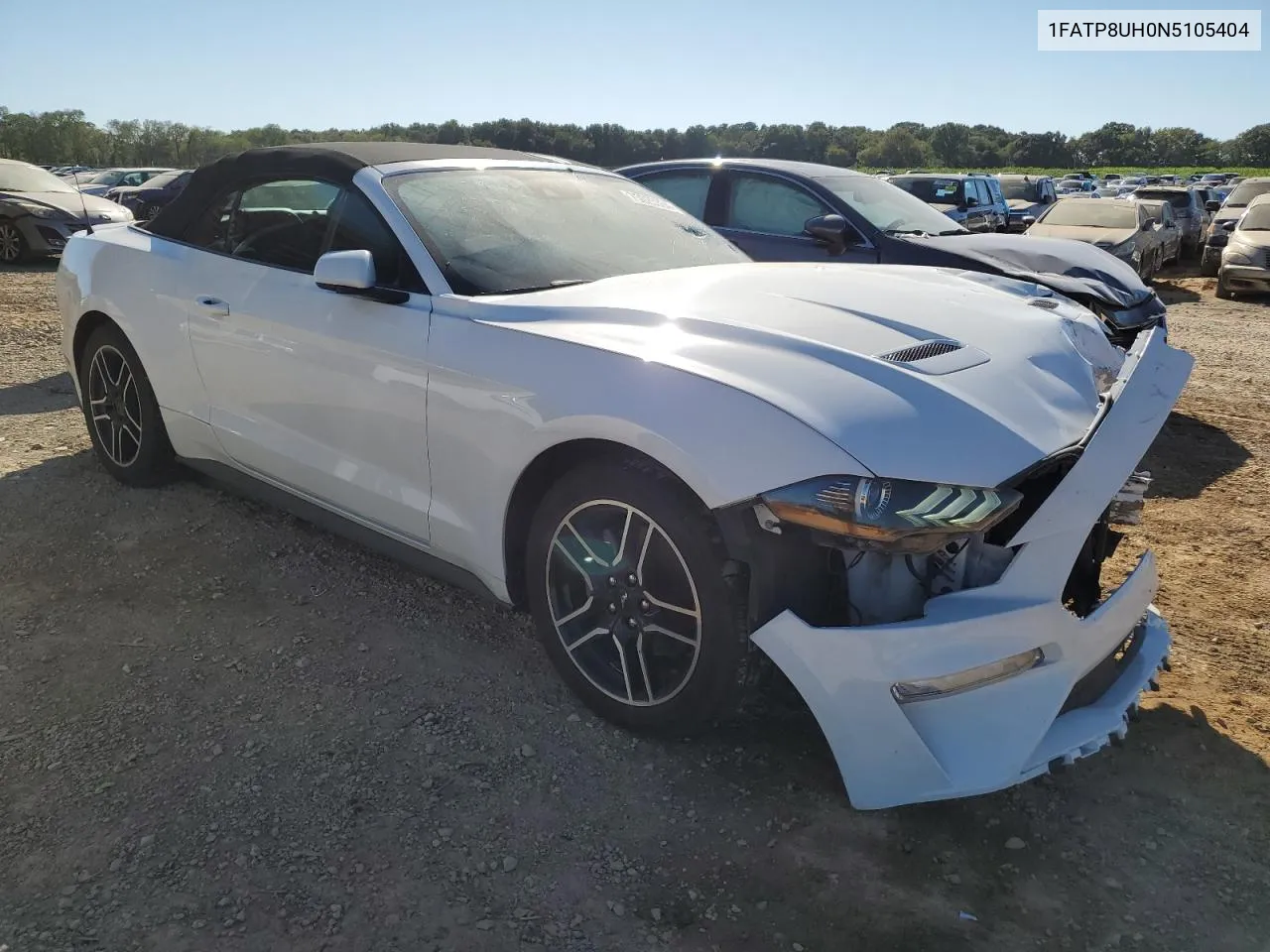 2022 Ford Mustang VIN: 1FATP8UH0N5105404 Lot: 75025334