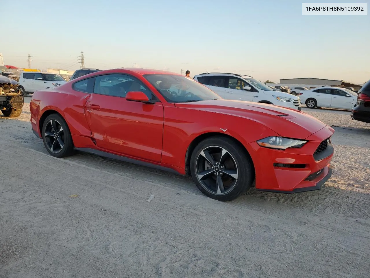 2022 Ford Mustang VIN: 1FA6P8TH8N5109392 Lot: 75298924