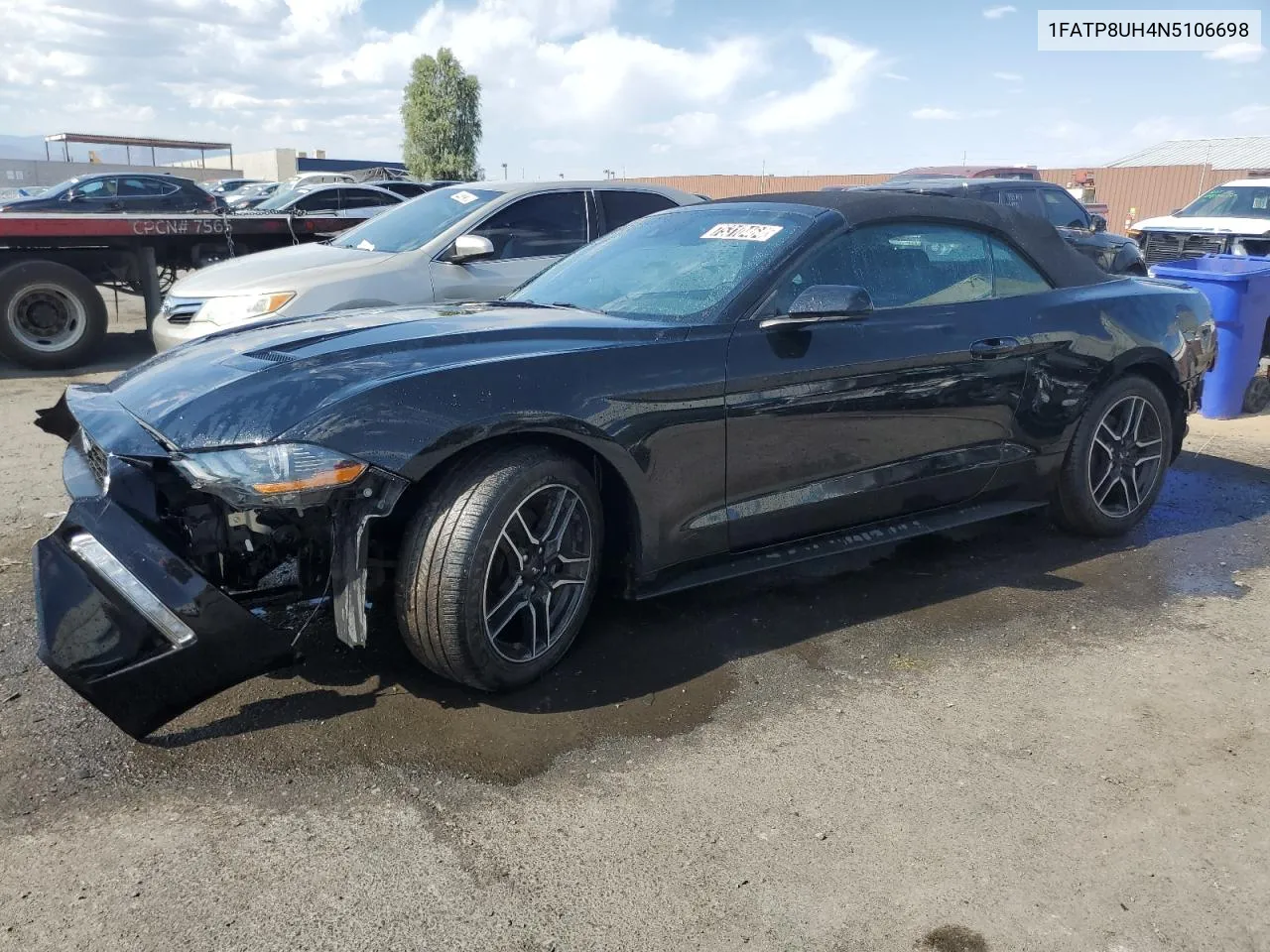 2022 Ford Mustang VIN: 1FATP8UH4N5106698 Lot: 75310464