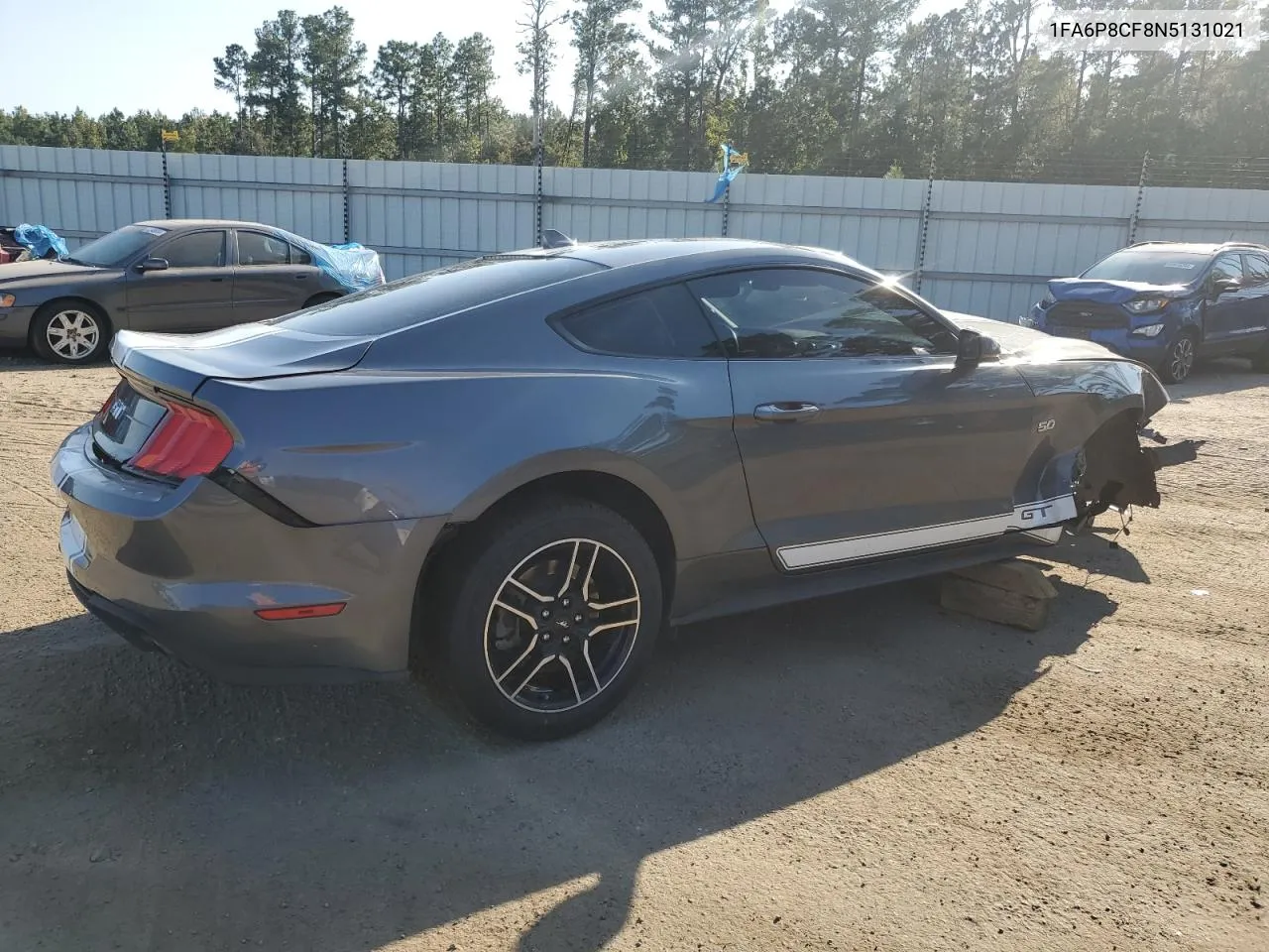 2022 Ford Mustang Gt VIN: 1FA6P8CF8N5131021 Lot: 75799294