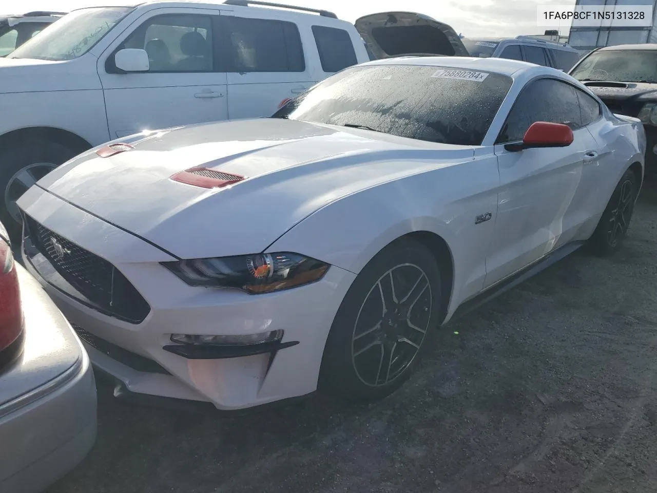 2022 Ford Mustang Gt VIN: 1FA6P8CF1N5131328 Lot: 75880284