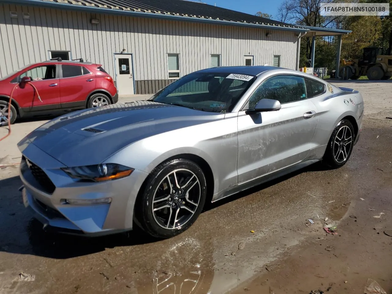 2022 Ford Mustang VIN: 1FA6P8TH8N5100188 Lot: 75943094