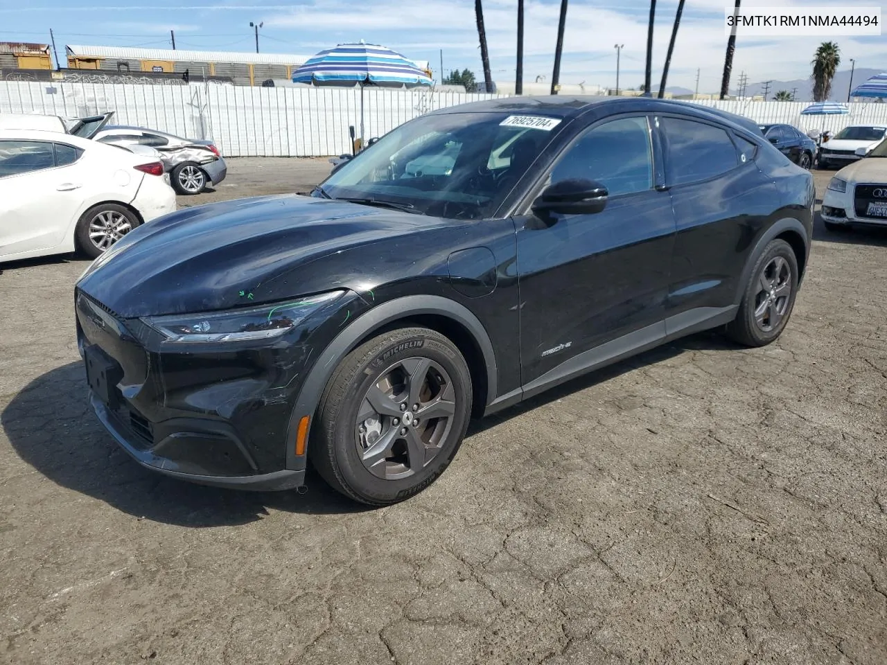 2022 Ford Mustang Mach-E Select VIN: 3FMTK1RM1NMA44494 Lot: 76925704