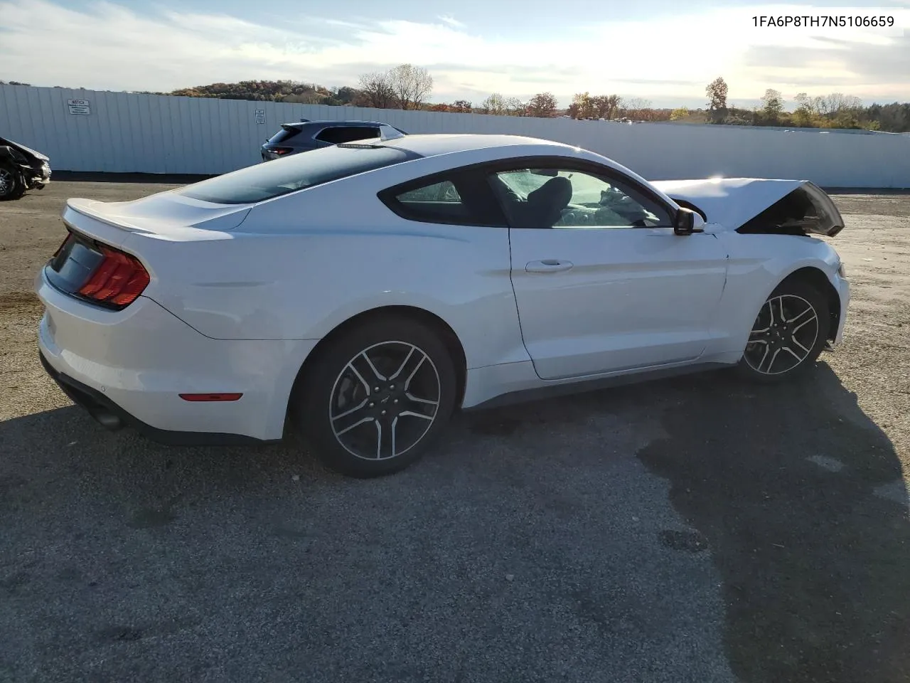 2022 Ford Mustang VIN: 1FA6P8TH7N5106659 Lot: 77389914