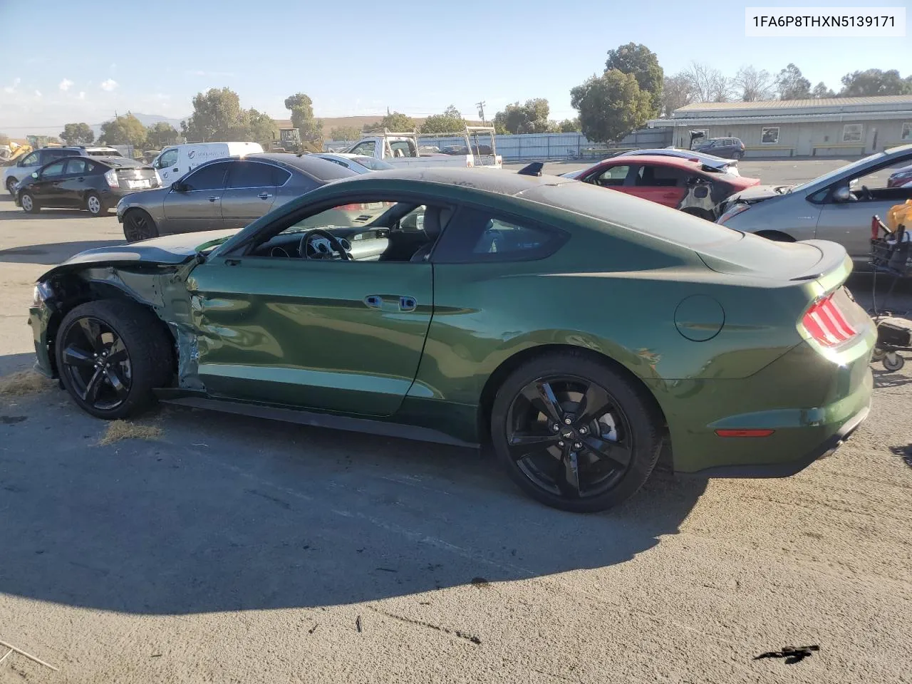 2022 Ford Mustang VIN: 1FA6P8THXN5139171 Lot: 77667264