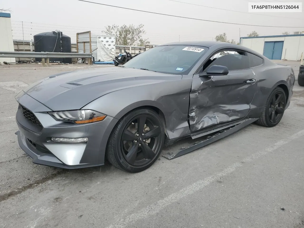 2022 Ford Mustang VIN: 1FA6P8TH4N5126044 Lot: 78310914