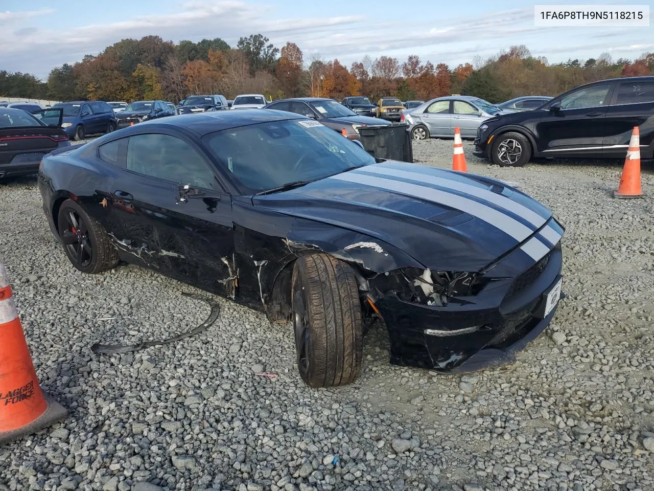 2022 Ford Mustang VIN: 1FA6P8TH9N5118215 Lot: 78694364