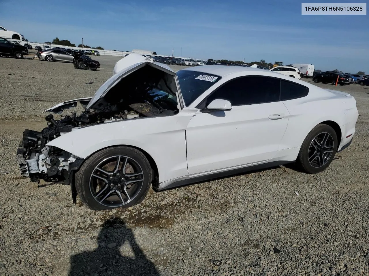 2022 Ford Mustang VIN: 1FA6P8TH6N5106328 Lot: 79341714