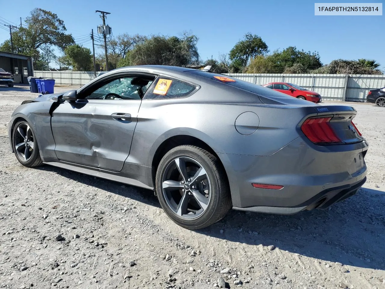 2022 Ford Mustang VIN: 1FA6P8TH2N5132814 Lot: 80979834