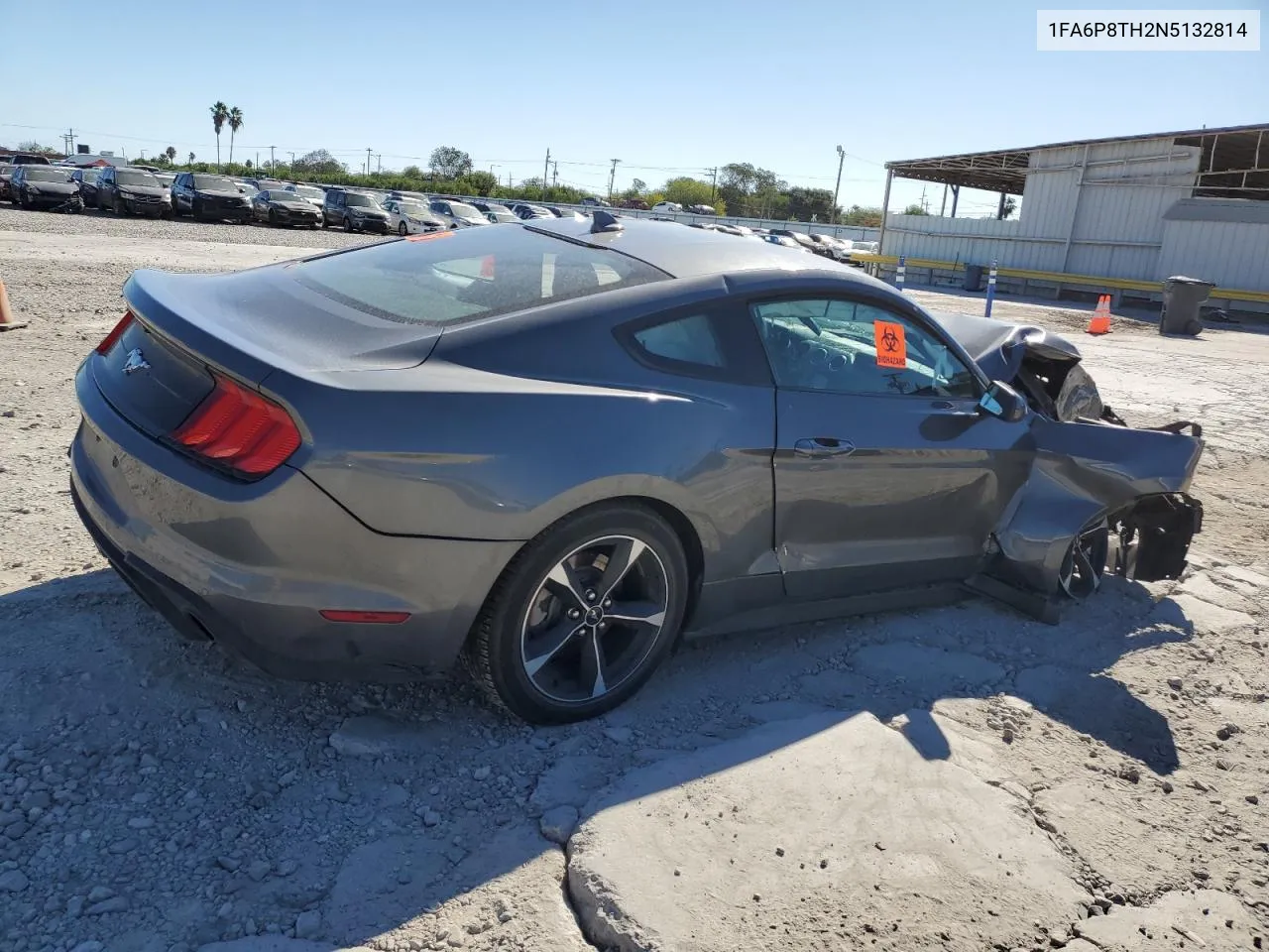 2022 Ford Mustang VIN: 1FA6P8TH2N5132814 Lot: 80979834