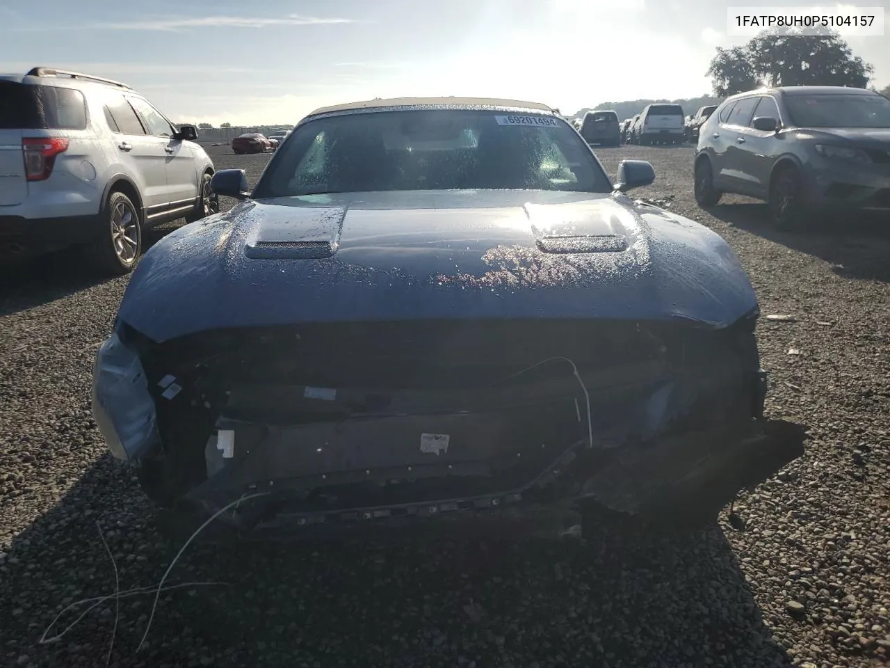 2023 Ford Mustang VIN: 1FATP8UH0P5104157 Lot: 69201494